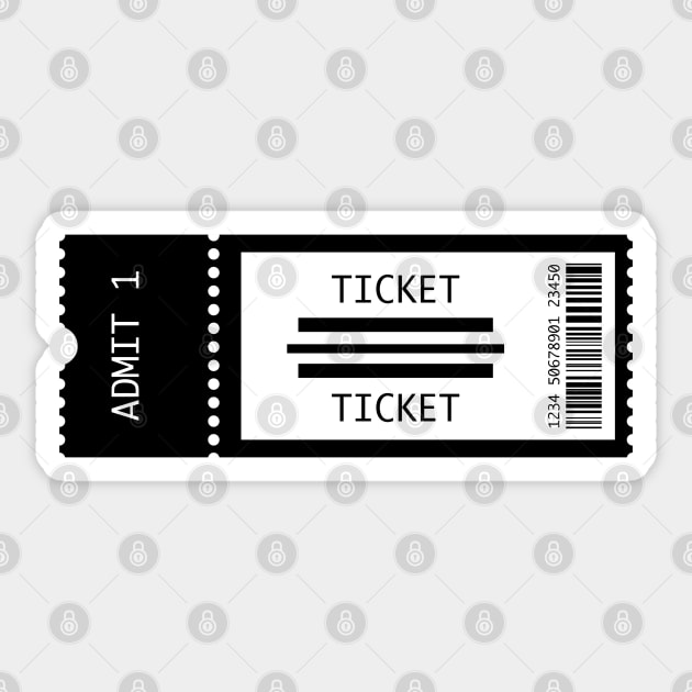 Concert Tickets Sticker by THP Creative